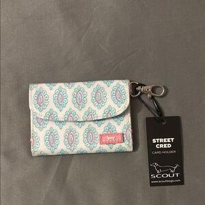 Scout Blue and Pink Key Card Holder with Durable Design